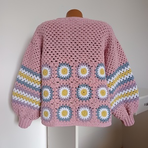 Cardigan ( jachetă) croșeat - îmbrăcăminte și modă - haine damă - hanorace, cardigane - Artynos.ro