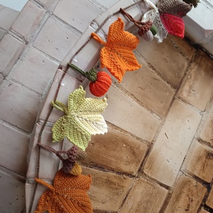 Decor toamnă croșetat  - casă & stil de viață - decorațiuni de casă - accesorii florale - buchete de flori - Artynos.ro