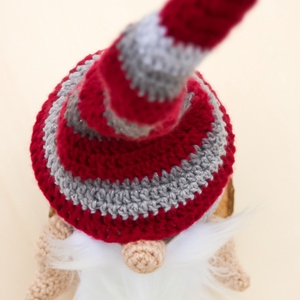 Gnom croșetat - opritor de ușă - casă & stil de viață - decorațiuni de casă - decorațiuni de geam și ușă - opritor de ușă - Artynos.ro