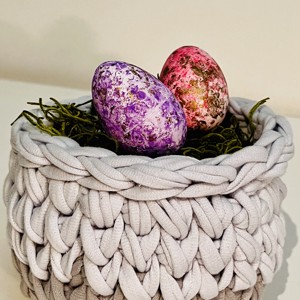 Cos de Paste crosetat, Casa & Stil de viata, Materiale de depozitare si sortare, Cosuri depozitare, , ARTYNOS