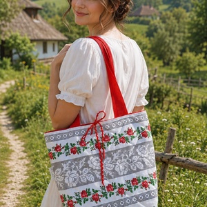 Geanta de umar - Traditional 2 - genți și portofele - genți de mână și umăr - geantă mare - Artynos.ro