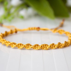 Bratara macramé impletita - Aur, , , ARTYNOS