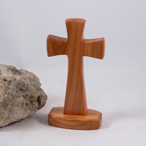 Cruce din lemn cu piedestal, cruce de masa, , , ARTYNOS