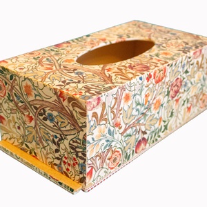Suport cutie servetele cu model William Morris, 25,5x13,7x10 cm. - casă & stil de viață - organizare & depozitare - cutie pentru șervețele - Artynos.ro
