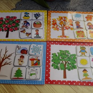 Jocuri educaționale - Seasons puzzle -  - Artynos.ro
