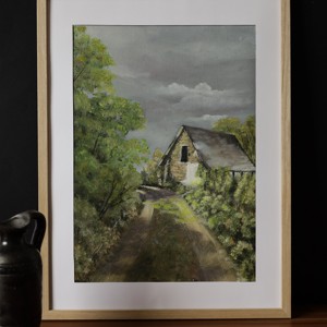 Pictură în ulei, După ploaie - arte vizuale și accesorii  - picturi - pictură în ulei - Artynos.ro