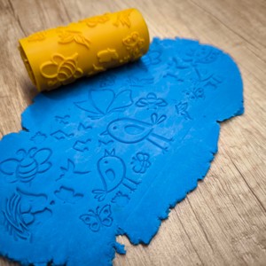 Cilindru de modelare cu motive florale de primavara � Pentru modelarea plastilinei si a prajiturilor � Imprimat 3D, , , ARTYNOS