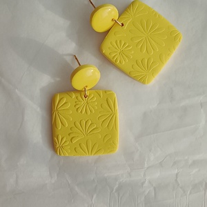 Cercei handmade motive florale  - bijuterii - cercei - cercei lungi - Artynos.ro