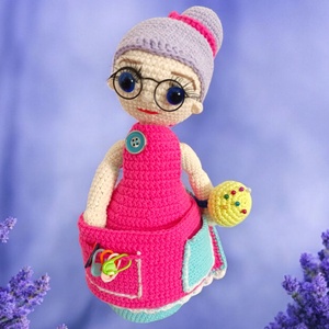 Buni Laly croșetată  - jucării și echipamente pentru copii - jucării și accesorii pentru copii - păpușă de îmbrăcat - Artynos.ro