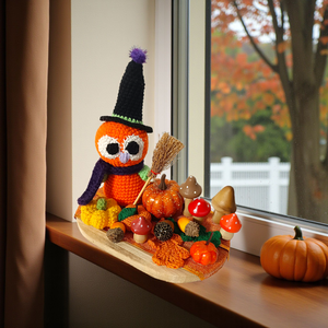 Bufnita Magica - Decorul fermecat al serilor de Toamna, Casa & Stil de viata, Accesorii pentru decorat casa, Halloween - tot ce ai nevoie pentru petrecere!, Ornamente de Halloween, Crosetat, ARTYNOS