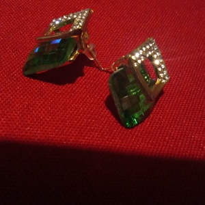 Cercei Verde Smarald, Accesorii nunta, Bijuterii mireasa, Cercei mireasa, , ARTYNOS