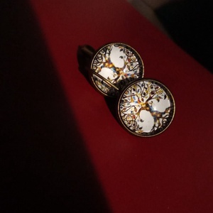 Cercei Rotunzi ArboreleVietii - accesorii nuntă - bijuterii mireasă - cercei mireasă - Artynos.ro