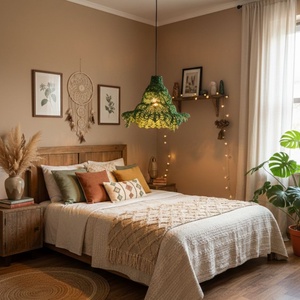 Lampa dantela verde - casă & stil de viață - lămpi și corpuri de iluminat - candelabru - Artynos.ro