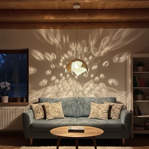 Lampa cu dantela turcoaz - casă & stil de viață - lămpi și corpuri de iluminat - lampă de ambianță - Artynos.ro