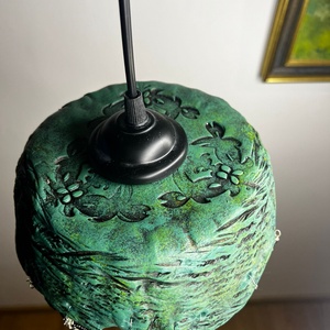 Lampa verde cu margele, Casa & Stil de viata, Lampi si corpuri de iluminat, Lampa de ambianta, Ceramica, ARTYNOS