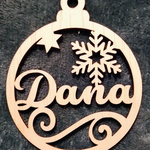 Globuri din lemn personalizate - crăciun - decorațiuni de crăciun de casă - globuri de crăciun - Artynos.ro