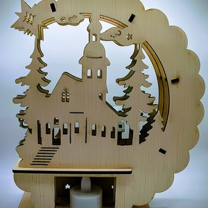 Decorațiune de Crăciun  - crăciun - decorațiuni de crăciun de casă - căsuțe decorative de crăciun - Artynos.ro