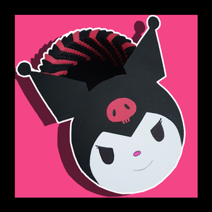 Cutie 3D origami iepuraș Kuromi Sanrio - Artynos.ro