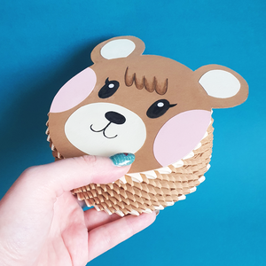 Cutie 3D origami ursuleț Maple Animal Crossing - casă & stil de viață - accesorii pentru decorat casa - decorațiuni de masă și decorațiuni pentru rafturi  - cutii decor, cutii de suveniruri - Artynos.ro
