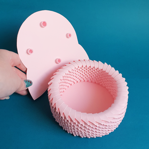 Cutie 3D origami Jigglypuff Pokemon - casă & stil de viață - accesorii pentru decorat casa - decorațiuni de masă și decorațiuni pentru rafturi  - cutii decor, cutii de suveniruri - Artynos.ro