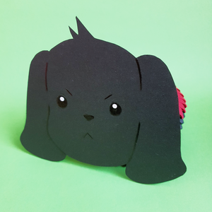 Cutie origami 3D Toby Ace Attorney - casă & stil de viață - accesorii pentru decorat casa - decorațiuni de masă și decorațiuni pentru rafturi  - cutii decor, cutii de suveniruri - Artynos.ro