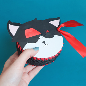 Cutie origami 3D pisică Nyasougi Ace Attorney, Accesorii locuință, Accesorii pentru decorat casa, Decorațiuni de masă și decorațiuni pentru rafturi , Cutii decor, cutii de suveniruri, Arta de hârtie, ARTYNOS