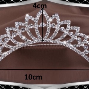 Bijuterii, ornamente de păr, catarame de păr: nuntă, mireasă, ornamente de păr casual ES-H-TI07 - accesorii nuntă - ornamente de păr de nuntă - coroană de cap mireasă - Artynos.ro