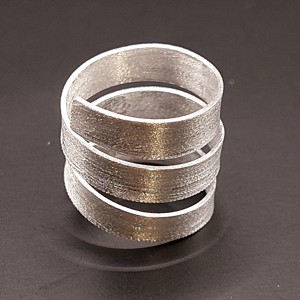 Inel răsucit din aluminiu -  - Artynos.ro