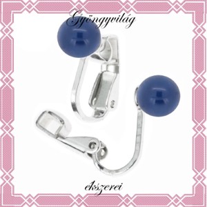 Clip din argint 925 cu bilă Swarovski semiperforată 10mm în mai multe culori SFE-SW03-3-8 -  - Artynos.ro