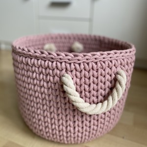 Franghie mare de stocare crosetat cu ureche- pulbere, , , ARTYNOS
