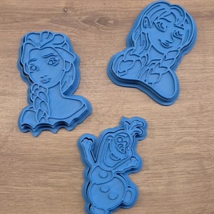 Set de forme pentru prăjituri Frozen� � Elsa, Anna, Olaf  Formă de prăjituri cu imprimeu 3D - casă & stil de viață - echipamente de bucătărie - accesorii de gătit - Artynos.ro