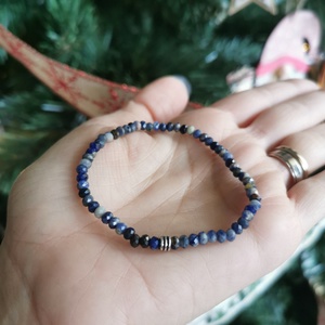 Bratara pietre semipretioase Sodalit - bijuterii - brățări - Artynos.ro