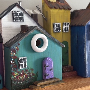 Wooden house key holder - casă & stil de viață - decorațiuni de casă - decorațiuni de pereți - suport pentru chei - Artynos.ro
