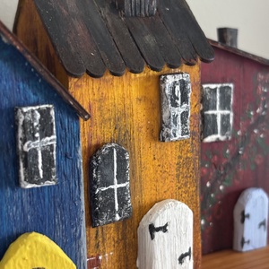 Wooden house key holder - casă & stil de viață - decorațiuni de casă - decorațiuni de pereți - suport pentru chei - Artynos.ro