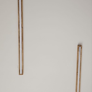 Aplica de Lemn cu Led, Handmade Minimalist, 100x5x2cm, cu lumina calda sau neutra � Design Unic - casă & stil de viață - lămpi și corpuri de iluminat - lampă de ambianță - Artynos.ro