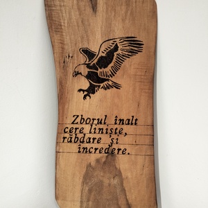Platou lemn masiv, Casa & Stil de viata, Accesorii pentru echipamente de bucatarie, Accesorii de servire, Boluri si farfurii din lemn, bol de servire, Gravare, pirogravura, ARTYNOS