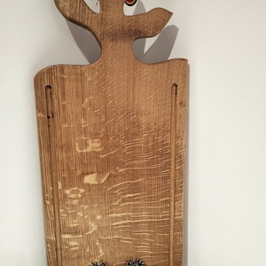 Platou din stejar pirogravurat - casă & stil de viață - accesorii pentru echipamente de bucătărie - accesorii de servire - boluri și farfurii din lemn, bol de servire - Artynos.ro