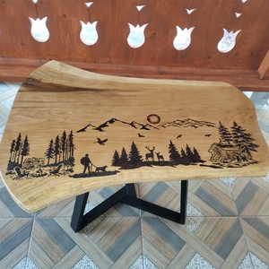 Masuta de cafea - accessorii și unelte - lemn - mobilă - Artynos.ro