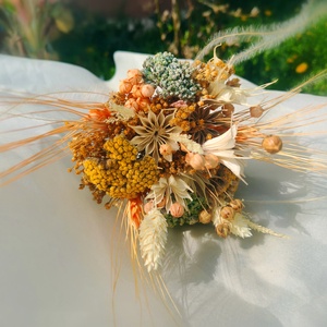 Buchetel nemuritor de primavara, din flori naturale uscate in nuante pastel - casă & stil de viață - accesorii pentru decorat casa - suport de flori - buchete de flori - Artynos.ro