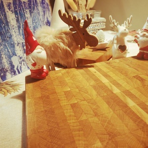 Tocator premium de bucatarie din lemn de stejar, end-grain, 39 X 29 X 3.5 cm - casă & stil de viață - accesorii pentru echipamente de bucătărie - accesorii pentru coacere și gătit - tocător  - Artynos.ro