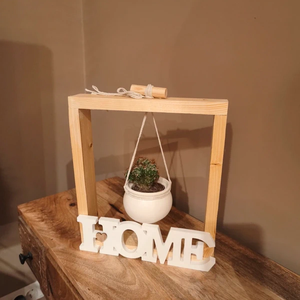 Suport pentru ghivece deosebit din lemn si ceramica, Casa & Stil de viata, Decoratiuni de casa, Decoratiuni de masa si rafturi, Decoratiuni de masa, , ARTYNOS