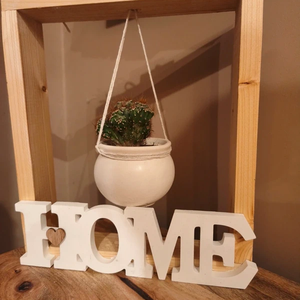 Suport pentru ghivece deosebit din lemn si ceramica - casă & stil de viață - decorațiuni de casă - decorațiuni de masă și rafturi - decorațiuni de masă - Artynos.ro