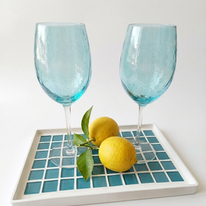 Tava de ceramica si mozaic pentru aranjamente de masa, Casa & Stil de viata, Echipamente de bucatarie, Accesorii de servire, Tavite, Ceramica, Tava de ceramica si mozaic pentru aranjamente de masa 30x20 cm, model mediteranean, usor de curatat..., ARTYNOS