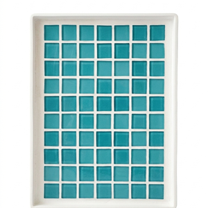 Tava de ceramica si mozaic pentru aranjamente de masa - casă & stil de viață - echipamente de bucătărie - accesorii de servire - tăvițe - Artynos.ro