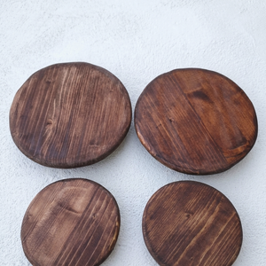 Set de 4 suporturi pentru ghivece - casă & stil de viață - decorațiuni de casă - accesorii florale - ghiveci de plante - Artynos.ro