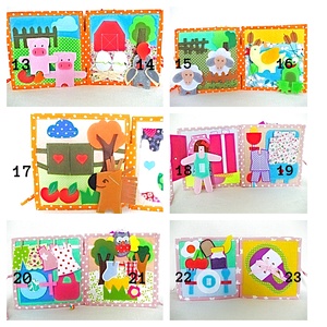 Alegeti si creati o carte senzoriala cu activitatile dorite in functie de varsta copilului. - jucării și echipamente pentru copii - cărți pentru copii, cărți textile - Artynos.ro
