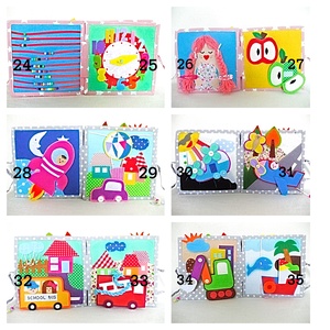 Alegeti si creati o carte senzoriala cu activitatile dorite in functie de varsta copilului. - jucării și echipamente pentru copii - cărți pentru copii, cărți textile - Artynos.ro