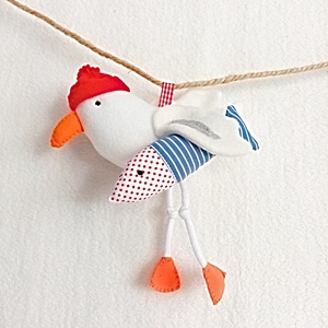 Fa-ti singur o ghirlanda decorativa cu tema oceanica , set de 5 jucarii din fetru. - jucării și echipamente pentru copii - jucării bebeluși - carusel muzical - Artynos.ro