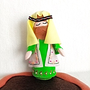 Familia Sfanta ,decoratie pentru Craciun ,set de figurine religioase din fetru. - crăciun - cadouri de moș crăciun - cadouri de moș crăciun - Artynos.ro