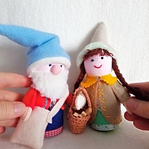 Familia de Pitici Magici ,Jucarii pentru Craciun , ornament pentru brad. - Artynos.ro